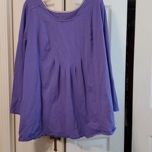 Purple tunic 3x